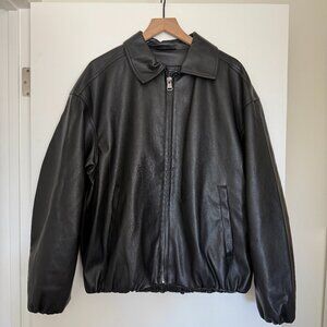 Zara Faux Leather Oversized Jacket